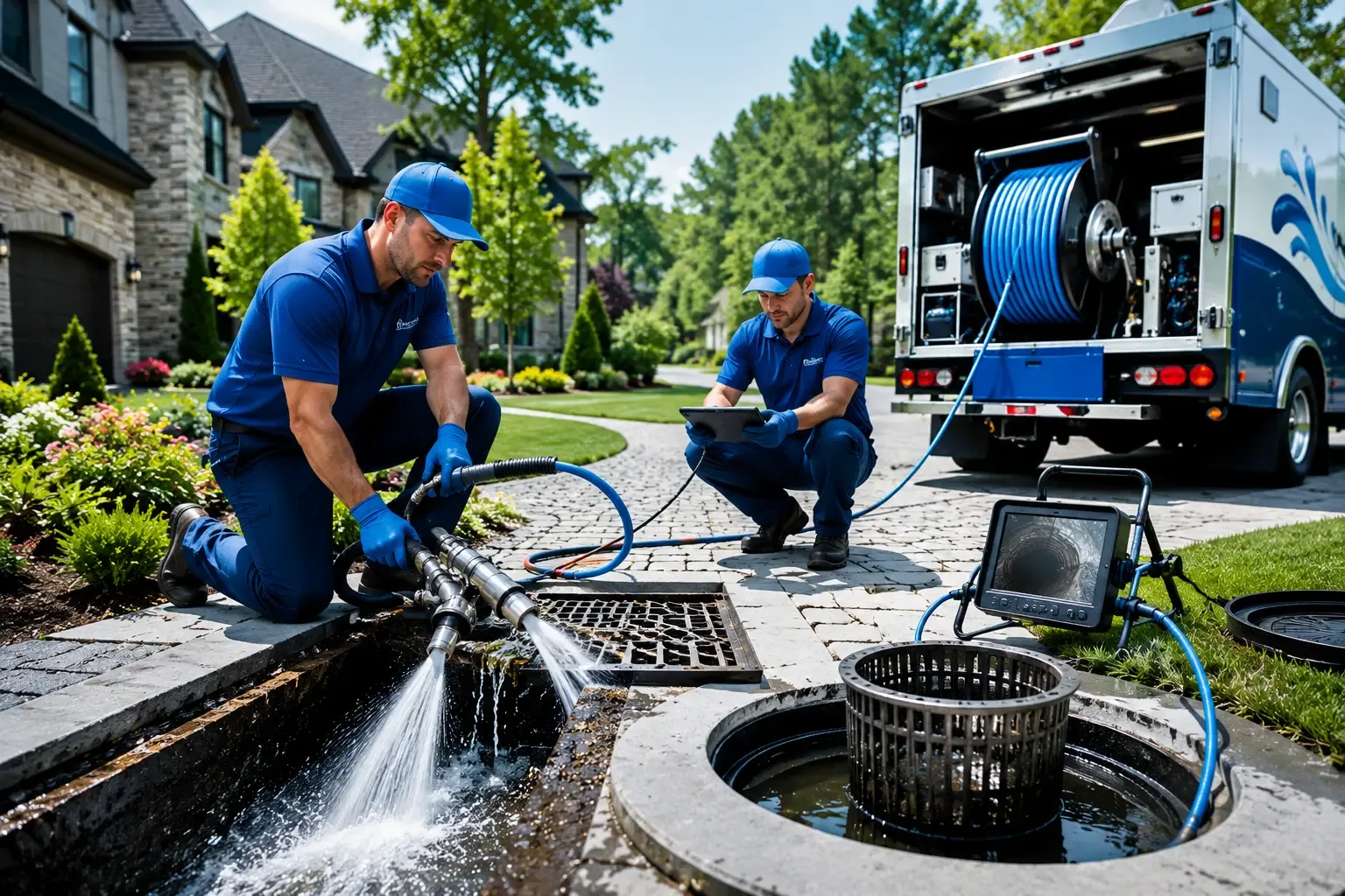 Local outdoor drain cleaning professionals in Blue Rock, OH